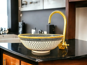 moroccan sinks – moroccan sink bowl – moroccan wash basin – moroccan ceramic sink