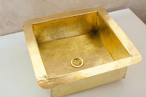 Hammered Kitchen Sink - Brass Sink ISS30