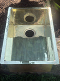 jimfath Brass ( Un-hammered) 20"/24''/8" Rectangle Prep/Bar sink w/ your choice of drain opening - New Sinks in Prestige Line  2023