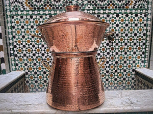 Moroccan Steamer Pot Cookware Couscoussier, Moroccan couscous group,