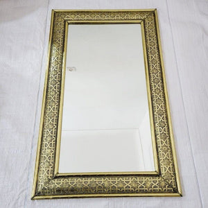 Large Moroccan Mirror,Moroccan Gold Mirror,Glass mirror frame Curved Mirror, Gold wall Brass Mirrors, Brass Wall Mirror,