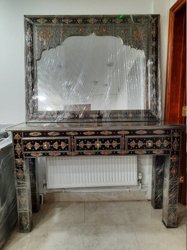 Moroccan Large Console with Mirror