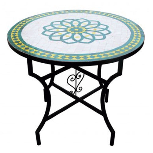 Handmade Moroccan mosaic patio table