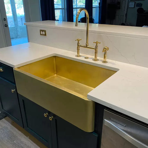 Unlacquered solid brass kitchen faucet ,kitchen sink , sink faucet , brass sink faucet